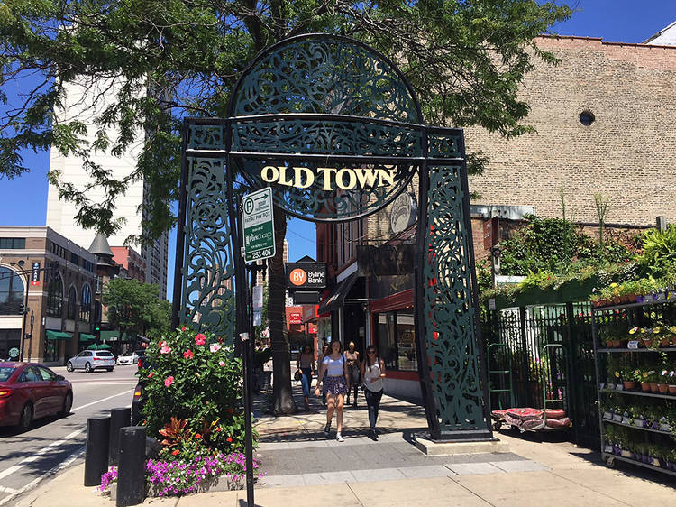 Old Town neighborhood in Chicago