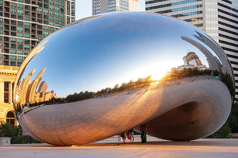 The Loop neighborhood in Chicago